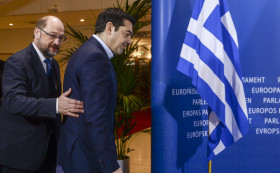 Tsipras Schulz Griechenland
